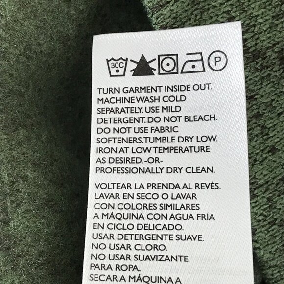 Eddie Bauer Radiator Fleece Snap Mock Pullover Men's XL Green Winter Outdoor - Picture 12 of 13